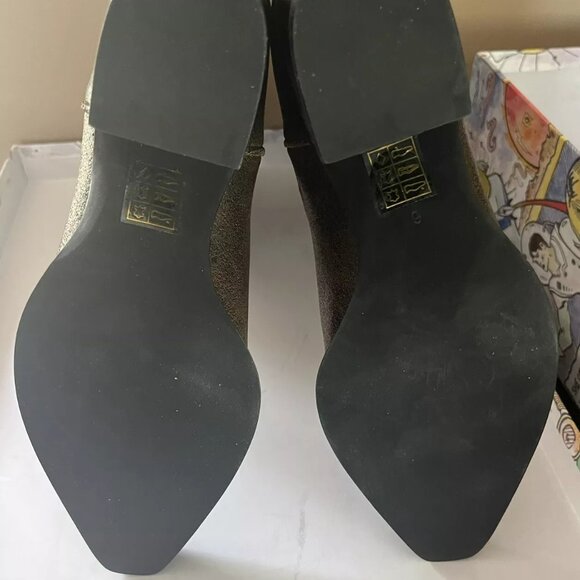 Jeffery Campbell Free People Dagget Chocolate Tan Distressed Boots Sz 6 - Picture 2 of 11